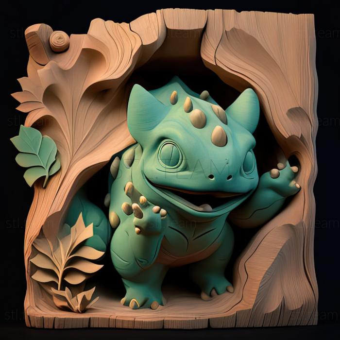 3D модель Bulbasaur the Ambassador Farewell Fushigidane Advent (STL)